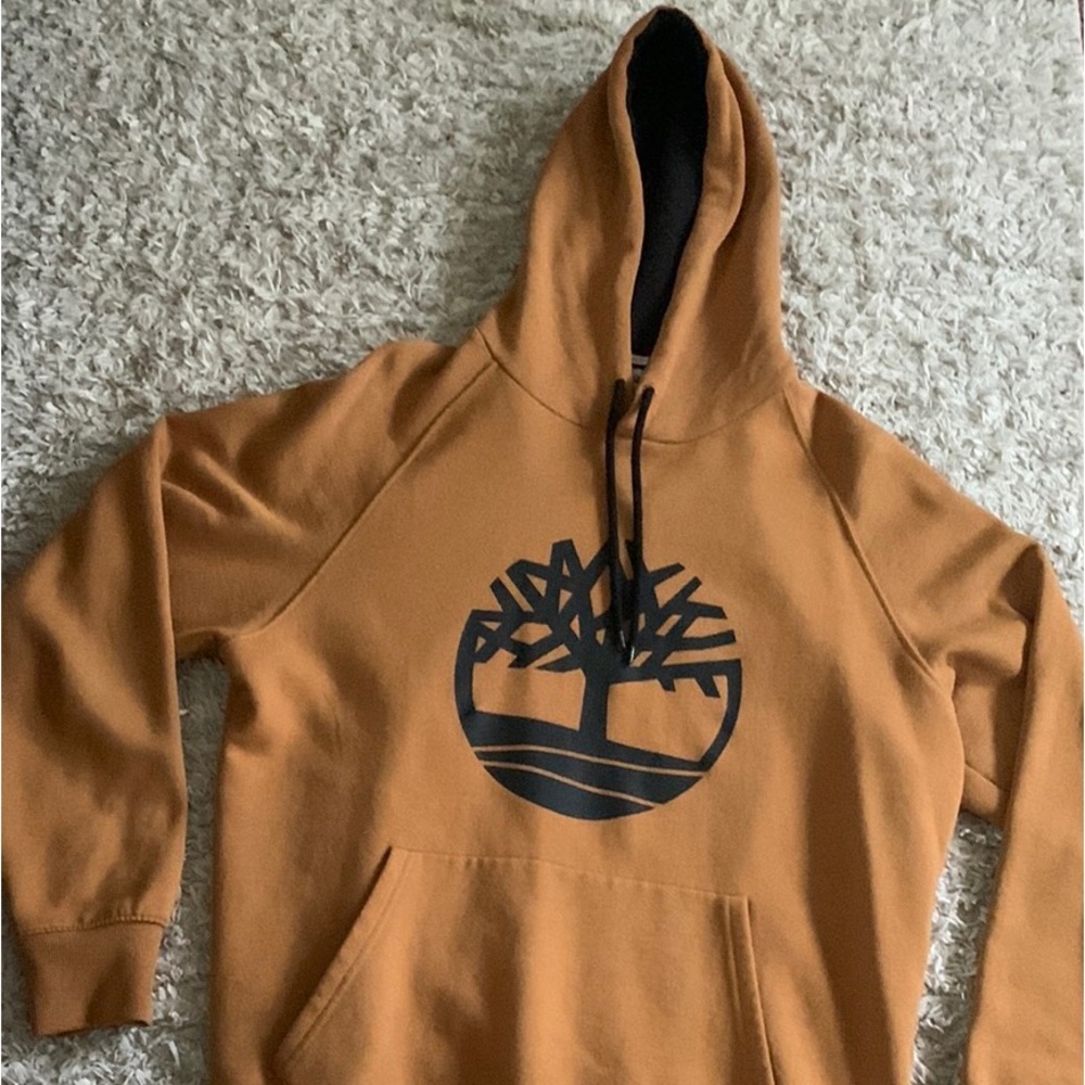 Brown Timberland hoodie